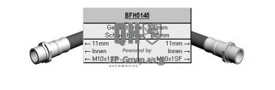 JP GROUP 1561700609 -  Тормозной шланг
